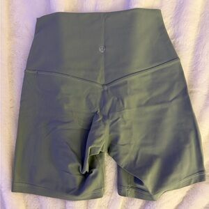 lululemon athletica Olive Bike Shorts